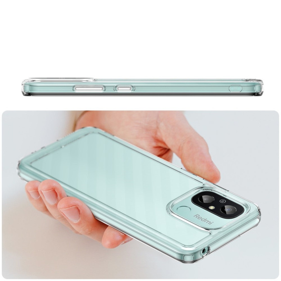 Pouzdro pro Xiaomi Redmi 12C, Fusion Hybrid, průhledné