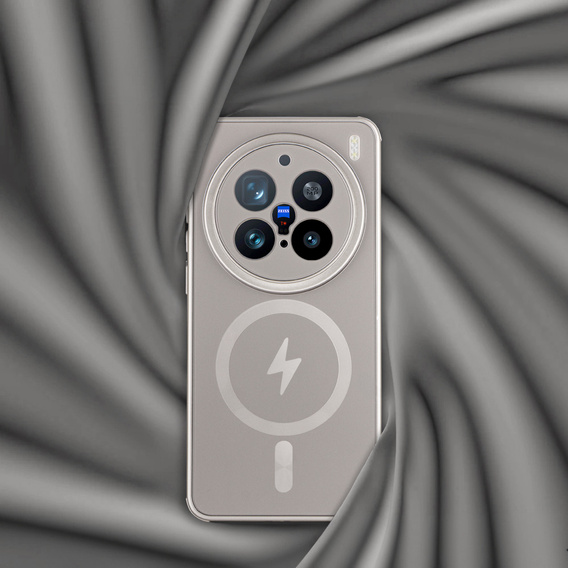 Pouzdro pro Vivo X200 Pro 5G, MagSafe, stříbrné,