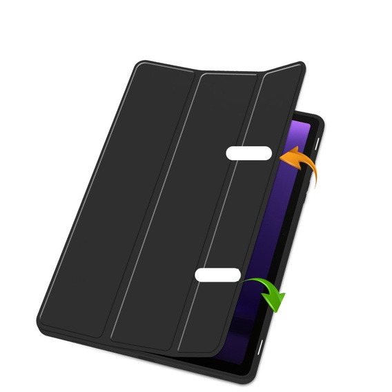Pouzdro pro Samsung Galaxy Tab S9 FE / S10 FE, Smartcase s prostorem pro stylus, černé