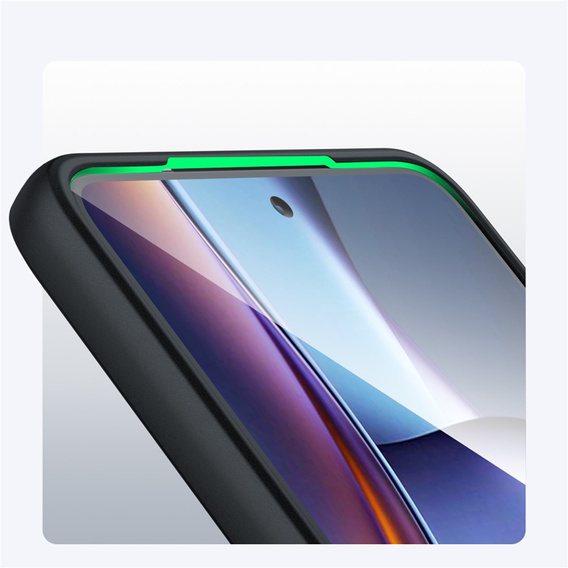 Pouzdro pro Xiaomi Redmi 15 5G / 4G, s ochranou fotoaparátu, průhledné s černými boky