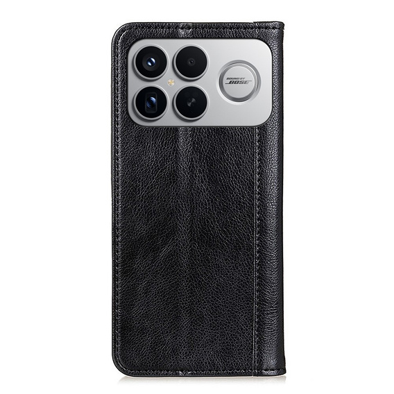 Pouzdro s klopou Split Leather pro Xiaomi Poco F8 Ultra