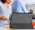 Pouzdro pro Lenovo Idea Tab 11" 2025 TB336FU TB336ZU, stojánek, Smartcase s držákem stylusu, šedé