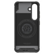 Pouzdro Spigen pro Samsung Galaxy S25, Core Armor MagSafe, černé + 9H tvrzené sklo