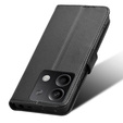 Klopové pouzdro pro Xiaomi Redmi Note 13 5G, Wallet Smart Magnet, černé
