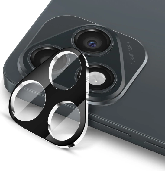 Tvrzené sklo na fotoaparát pro Honor 400 Lite, černé