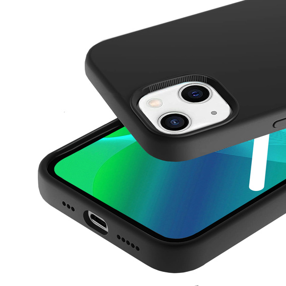 Pouzdro pro iPhone 14 Plus, Silicone Lite, černé