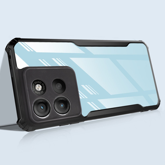Pouzdro pro Motorola Moto G15 / Motorola Moto G15 Power, AntiDrop Hybrid, černé