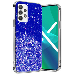 Pouzdro pro Samsung Galaxy A32 5G, Glittery, modré