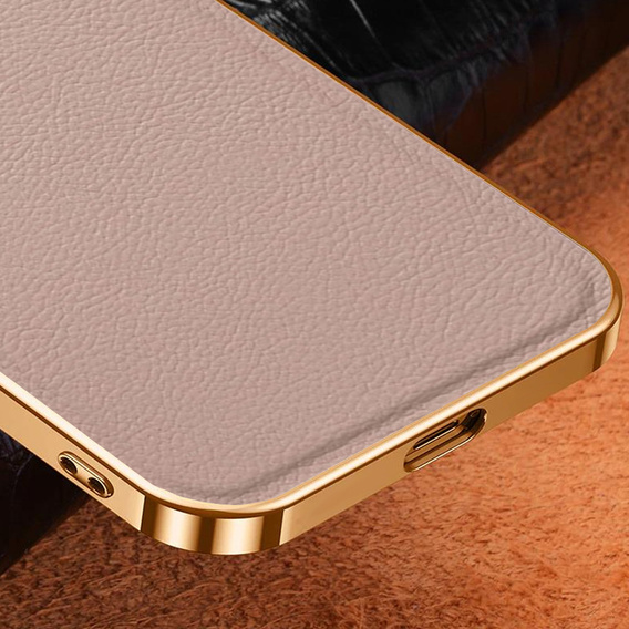 Pouzdro pro Samsung Galaxy S21, Cowhide Leather, růžové