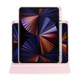 Pouzdro pro iPad Pro 11" 2022/2021/2020 (4/3/2 gen.), s prostorem pro stylus, otočné o 360°, růžové