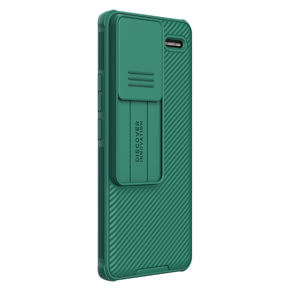 Pouzdro pro Xiaomi Redmi Note 13 Pro+, obrněné Nillkin, CamShield Pro, zelené