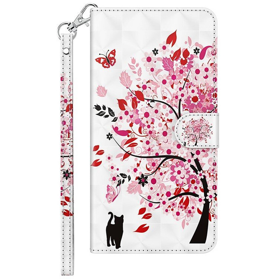 Klopové pouzdro pro Xiaomi Redmi 13C / Poco C65, Wallet, Cat & Tree