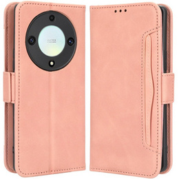 Klopové pouzdro pro Honor Magic 5 Lite 5G, Card Slot, růžové