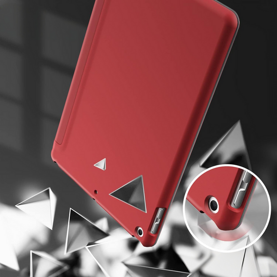 Pouzdro pro iPad 7/8/9 10.2 2019/2020/2021, Smartcase, červené