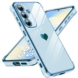 Pouzdro pro Samsung Galaxy S25 FE, Electro heart, modré