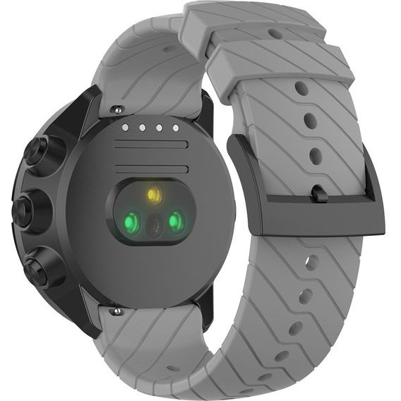Univerzální silikonový řemínek 22 mm, šedá