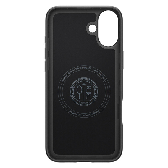 Pouzdro Spigen pro iPhone 16 Plus, Thin Fit Mag, šedé + 9H tvrzené sklo