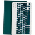 Pouzdro + klávesnice Lenovo Tab M10 Plus Gen 3 TB-125F TB-128F, tmavě zelené