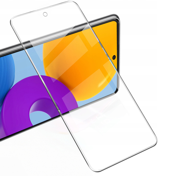 2x tvrzené sklo pro Samsung Galaxy M52, ERBORD 9H Hard Glass na displeji