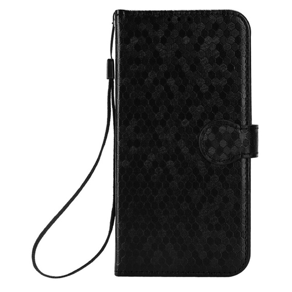 Klopové pouzdro pro Oppo Reno 14F, Wallet Rhombus, černé
