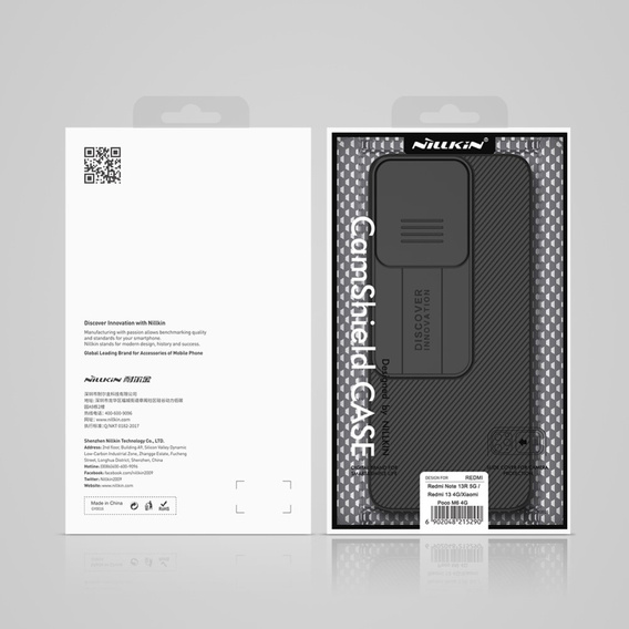 Pouzdro pro Xiaomi Redmi 13, obrněné Nillkin, CamShield Pro, černé