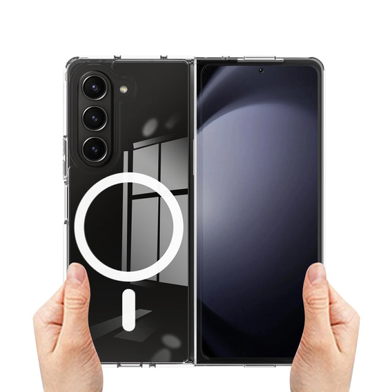 Pouzdro pro Samsung Galaxy Z Fold6 5G, Fusion Hybrid, pro MagSafe, průhledné