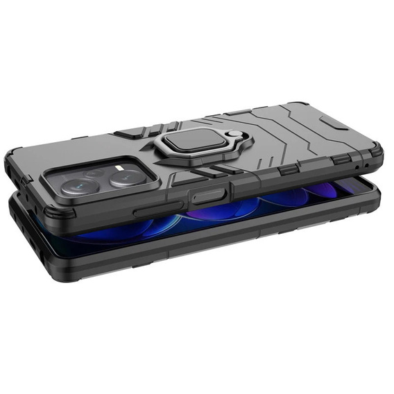 Pouzdro pro Xiaomi Poco X5 Pro 5G, Kickstand Ring, černé