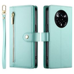 Klopové pouzdro pro Realme 14 Pro 5G, Wallet Zipper Pocket, mincovní