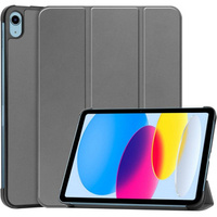 Pouzdro pro iPad 10.9 2022 10 Gen, Smartcase s prostorem pro stylus, šedé