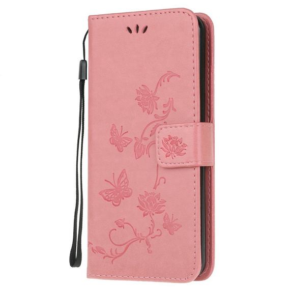 Klopové pouzdro pro Motorola Moto G30 / G10, Butterfly, modré