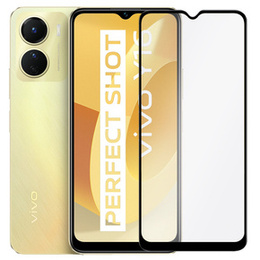 3D tvrzené sklo pro Vivo Y16, černé