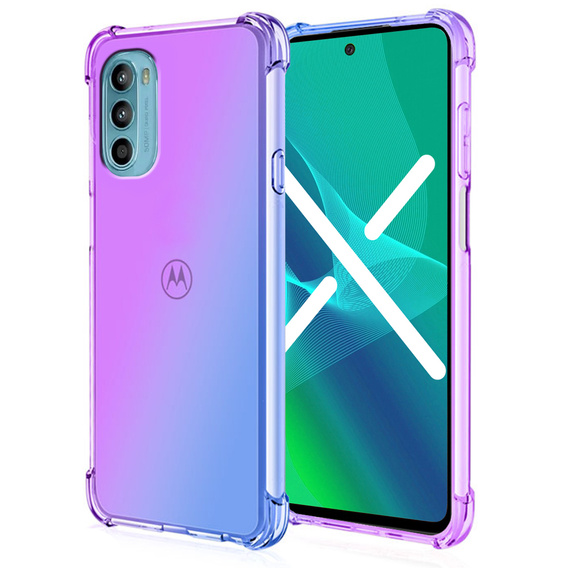 Pouzdro pro Motorola Moto G52 / G82 5G, Gradient Dropproof, modré