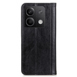 Pouzdro pro Xiaomi Redmi Note 13 5G, Wallet Litchi Leather, černé