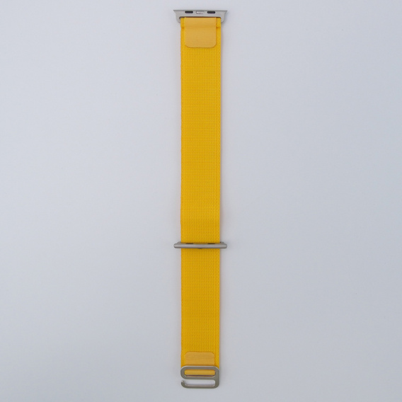 Nylonový řemínek pro Apple Watch 1/2/3/4/5/6/7/8/SE/ULTRA 42/44/45/49 mm, žlutý 