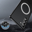 Ochranné pouzdro na fotoaparát pro Samsung Galaxy S23 FE, CamShield MagSafe, transparentní / černé