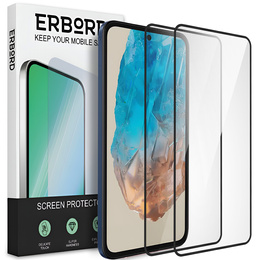 2x tvrzené sklo ERBORD 3D pro Samsung Galaxy M35 pro celý displej