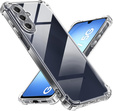 Pouzdro pro Samsung Galaxy A17 5G, zesílené, s ochranou fotoaparátu, průhledné