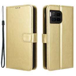 Klopové pouzdro pro T Phone 2 Pro 5G, Crazy Horse Wallet, zlaté