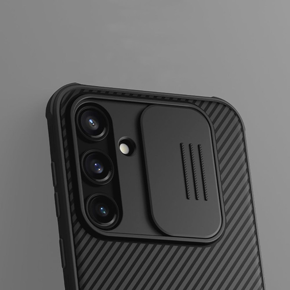 Pouzdro pro Samsung Galaxy A55 5G, obrněné Nillkin, CamShield Pro, černé