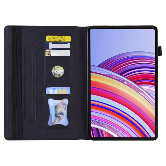 Pouzdro pro Xiaomi Redmi Pad Pro / Xiaomi Poco Pad, Classic, s prostorem pro stylus, černé