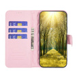 Klopové pouzdro pro Motorola Edge 40 Neo, Wallet, BINFEN COLOR, růžové