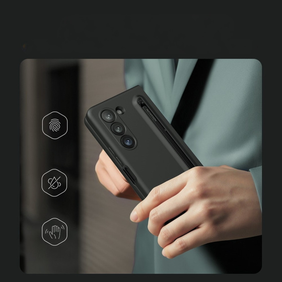 Pouzdro NILLKIN pro Samsung Galaxy ZFold5 5G, Flex Pure, černé