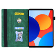 Pouzdro pro Xiaomi Redmi Pad SE 8.7, Classic, s prostorem pro stylus, zelené