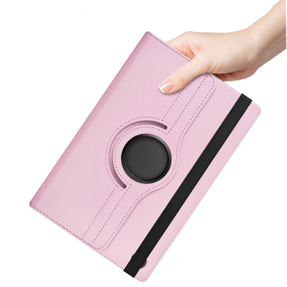 Pouzdro pro Lenovo Tab M10 Plus 10.6 Gen 3 TB-125F TB-128F TB330FU 10.95", otočné o 360°, růžové rose gold