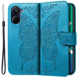 Klopové pouzdro pro Oppo A17, Butterfly, modré