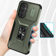 Pancéřové pouzdro pro Samsung Galaxy A54 5G, pancéřový kroužek Slide Ring, zelené