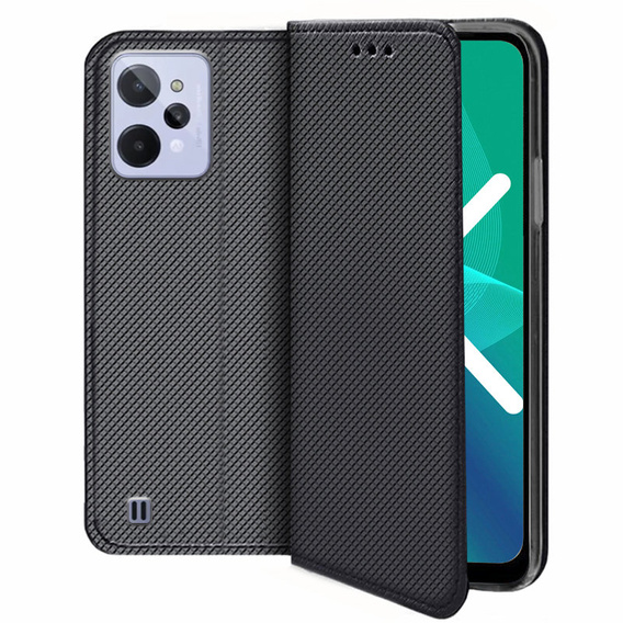 Klopové pouzdro pro Realme C31, Wallet Smart Magnet, modré