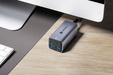 Stolní nabíječka FORCELL 2x USB Type-C 2x USB-A 100W 5A GaN PD QC4.0, šedá