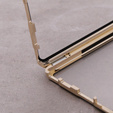 Magnetické pouzdro Dual Glass MagSafe pro Samsung Galaxy S22 Ultra, zlaté