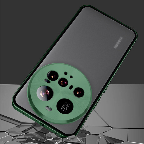 Pouzdro pro Xiaomi 15 Ultra, Frame Case, zelené